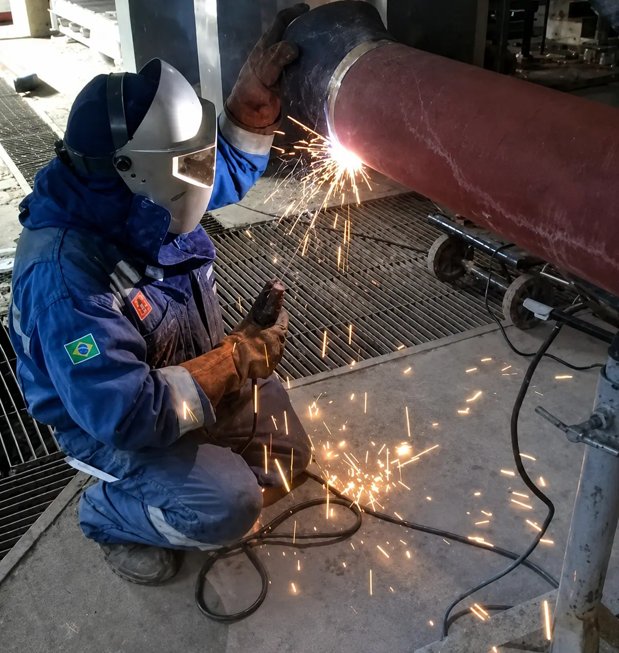Equipo HARD en montaje de estructuras metálicas industriales